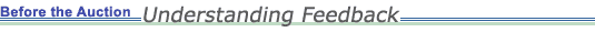 Before the Auction: Understanding Feedback