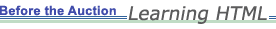 Before the Auction: Learning HTML