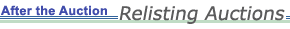 After the Auction: Relisting Auctions