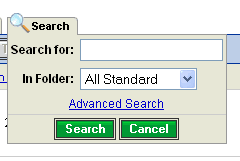 Search panel in Image Hosting